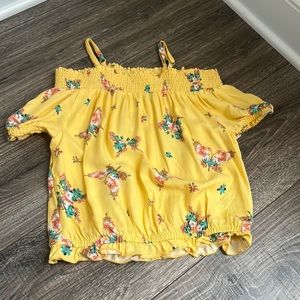 Girls Yellow Top